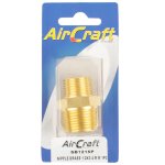 AirCraft Nipple Brass 1 2"X3 4" M m 1PC