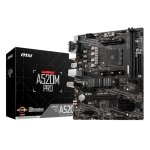Msi A520M-PRO Amd AM4 DDR4 Up To 64GB M.2 + 4X Sata Matx Gaming Motherboard – New
