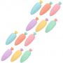 2 Set Cute Carrot Multicolor Highlighters - 12 Pieces