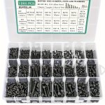 1260PCS Metric Bolt Assortment M2 M3 M4 21 Sizes 4MM To 30MM Upgraded Zinc Plated Hex Socket Head Cap Machine Screws 12.9 Alloy