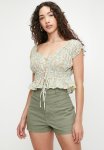 Cotton On Frankie Gathered Blouse - Olivia Floral Blue