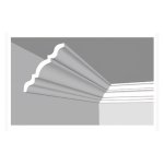 BR4 Xps Polystyrene Cornice White 2M