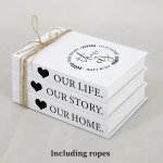 3PCS Faux Books For Decoration Luxury Decorative Books Living Room Decoration Fake Books Home Decor Fake Book Decorations With S