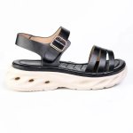 Comfort Action Sandals - Black - 8