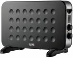 Alva 2000W Electric Convection Black Heater