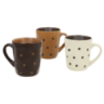 Dotted Coffee Mug Set 3-PACK