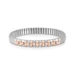 Extension Bracelet With 4 Meshes Of Stones