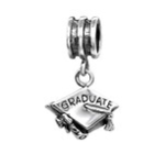 C1150-C28857 - 925 Sterling Silver Graduate European Charm Bead