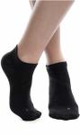 Zatech No Show Compression Socks Black Small