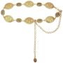Woman Western Belt Metal Concho Waist Belt Fashion Cowgirl Chain Belt