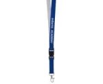 Petersham Lanyard Single Sided With Buckle & Ring