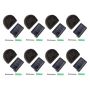 8PIECES Solar Panel Lamp For Outdoor Wall