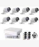 Hikvision 8 Channel 720P Diy Kit Complete Installation Kit Includes: 1 X Hikvision 8 Channel Dvr DS-7108HGHI-F1 8 X Hikvision 720P Ir Bullet Cameras