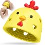 Silicone Egg Brush Cleaner Multipurpose Vegetable And Fruit Scrubber Tool For Fresh Eggs Funny Soft Chicken Shape Egg Washer Rotary Egg Washer Reusa