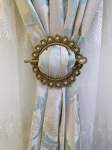 Smte Curtain Holder Set 2 Pairs Gold With Keychain