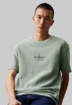 Calvin Klein City Grid Short Sleeve Tee - Slate Grey