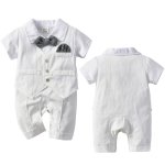 All In One White Suit Romper