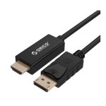 Orico Display Port To HDMI 1.8M Cable - Black
