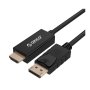 Orico Display Port To HDMI 1.8M Cable - Black