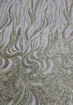 Embroidered Bridal Sequin Tulle