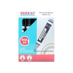 Parrot Products Permanent Markers Bullet Tip Box 10 Black