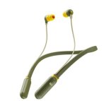 Skullcandy Inkd Bluetooth Earphones - Moss Olive Yellow