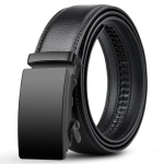 Automatic Buckle Belt Men Famous Business Belt Pu Leather Waist Straps
