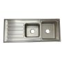Sillago Leeya Double Bowl With Side Kitchen Sink