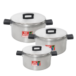 Aluminium Cookware Pots Set 6 Piece Set