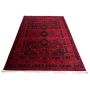 Red Afghan Machine Woven Rug - 235 X 340 Cm