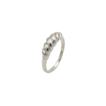 Silver Croissant Ring - 56 Silver