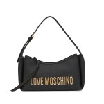 Bold Logo Shoulder Bag -black gold