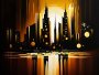 Canvas Wall Art - City Lights Acrylic Painting - B1401 - 120 X 80 Cm