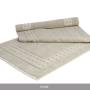 Terry Lustre 1000 Range 1070GSM Bath Mats - White And Stone - Bath Mat 60CM X 85CM / Stone