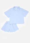 PoP Candy Golf Shirt And Short Set-blue