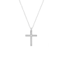 Icom Icon Stainless Steel Inscribed Cross Mens Cross Pendant