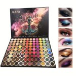 108 Colors Waterproof Makeup Palette Earth Color Multicolor Rainbow Coral Color Tone Pearly Glitter Matte Sequin Shimmer Finish