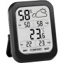 Indoor Thermometer Humidity Monitor Digital Hygrometer With Lcd Display