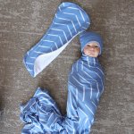 Wrap Set Swaddle Set Ocean Blue