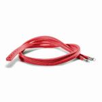 Bracelet Leather & Sterling Silver 45CM Red L510545