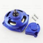 Complete Front Sprocket Unit With Cap 6 Tooth - Blue For 25H Chain
