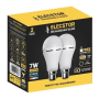 Elecstor B22 7W 1200MAH Rechargeable LED Bulb 2 Pack - Cool White