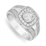 Chet Sterling Silver & Cubic Zirconia Starlight Ring