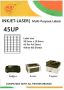 45UP Label Self Adhesive A4 Size 100 Sheets