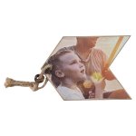 Wooden Gift Tag Fishing 8.5CM