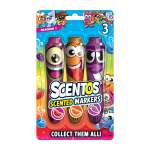 Scented Bullet Tip Markers 3 Pack