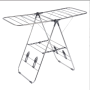 Foldable Clothes Drying Rack With Shoe Drying Area Powder Coated Steel
