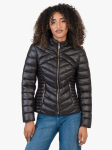 Sissy Boy Womens Cropped Puffer Jacket Ravilla In Black - Black XL