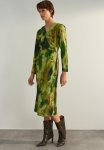 MINI Knitwear V-neck Dress - Green
