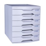 - 6 Drawer Filing System - Egg Shell